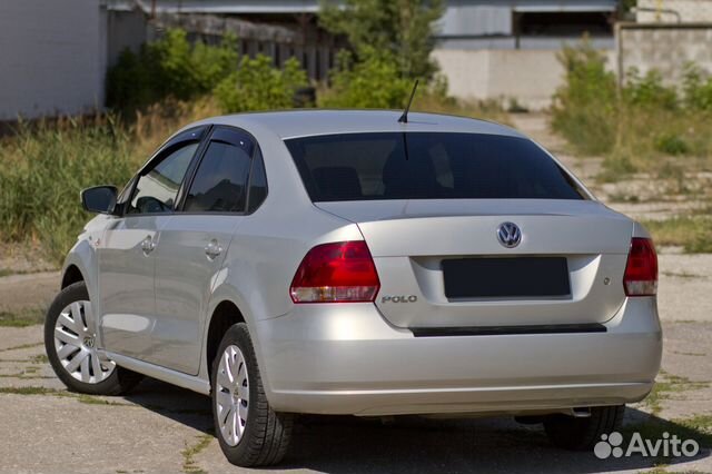 Накладка на бампер VW Polo 5 (09+) RA