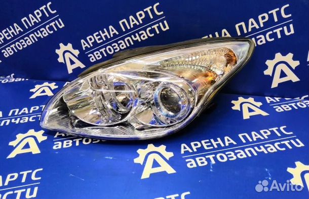 Фара передняя левая хендей ай 30 серебро