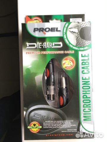 Микрофонный кабель Proel, XLR-XLR 10м новый