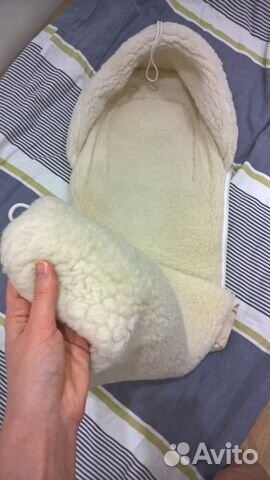 Конверт В коляску зимний овчина