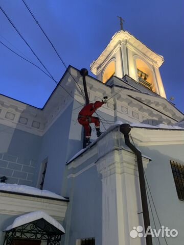 Чистка крыш от снега, кровли Чистка крыш от снега, кровли