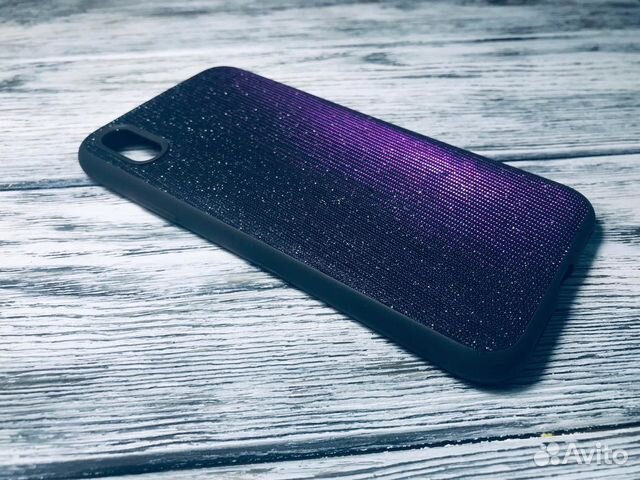 Чехол iPhone Xs Max 2580 блестки