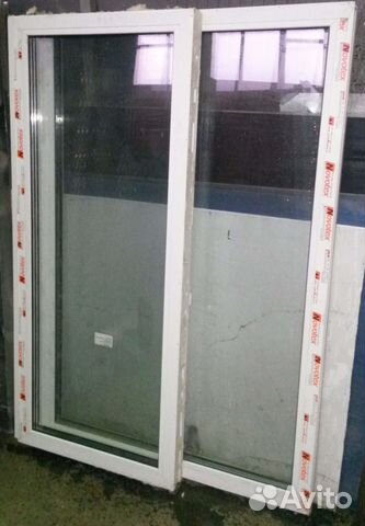 Балконный блок с глухим окном в кирпичный дом