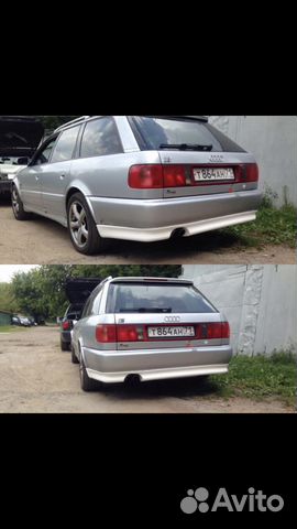 Накладка (юбка) на задний бампер Votex Audi 100 С4 Накладка (юбка) на задний бампер Votex Audi 100 С4