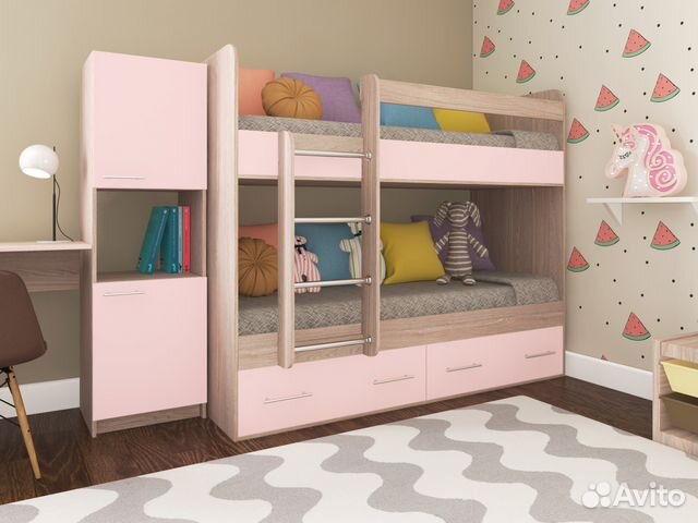 Кровать двухъярусная 