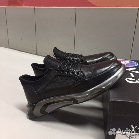 Кожаные кроссовки Y-3. Все размеры