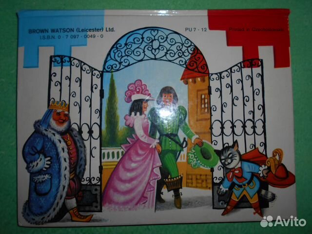 Книга детская Кот в сапогах 3Д английский Книга детская Кот в сапогах 3Д английский