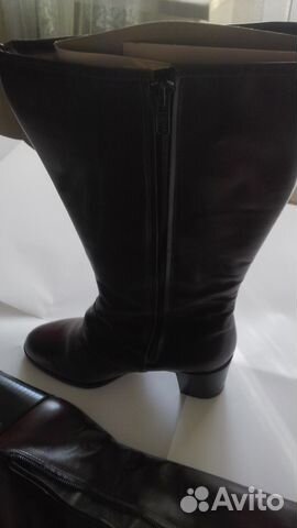Сапоги женские кожаные финские размер 38