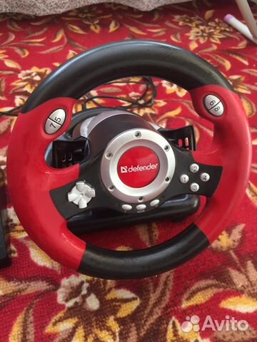 Руль и педали для компьютера Руль и педали для компьютера
