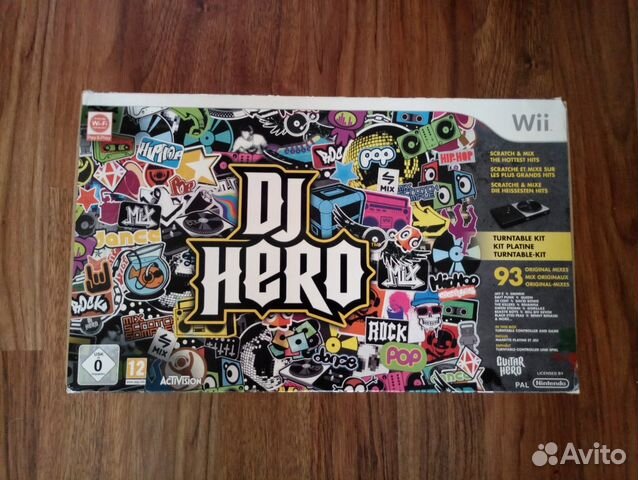 Контроллер Nintendo Wii Turntable + DJ Hero