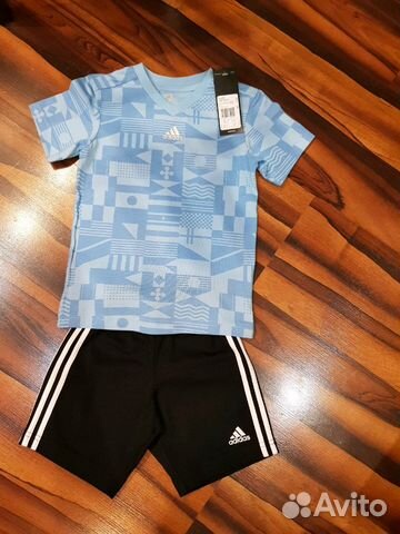 Спортивная футболка и шорты Adidas новые 92 р Спортивная футболка и шорты Adidas новые 92 р