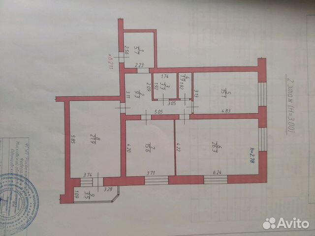 3-к квартира, 99 м², 2/10 эт.