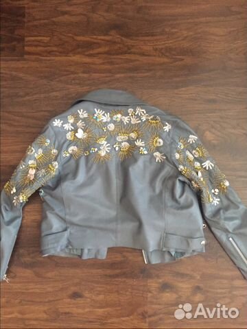 Кожаная куртка ASOS
