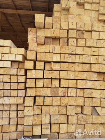 Брус камерной сушки 100*100мм/6м строганный Брус камерной сушки 100*100мм/6м строганный