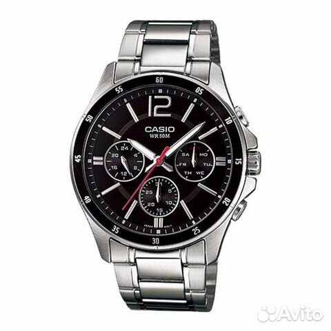Casio MTP-1374D-1A Новые мужские часы хронограф
