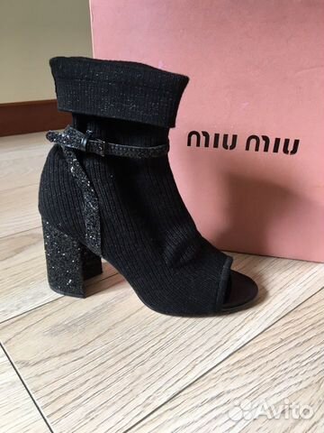 Ботильоны Miu miu