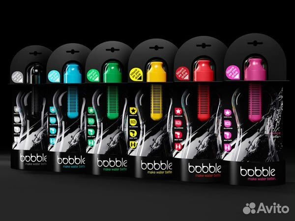 Бутылка-фильтр-шейкер Water Bobble USA в дорогу Бутылка-фильтр-шейкер Water Bobble USA в дорогу