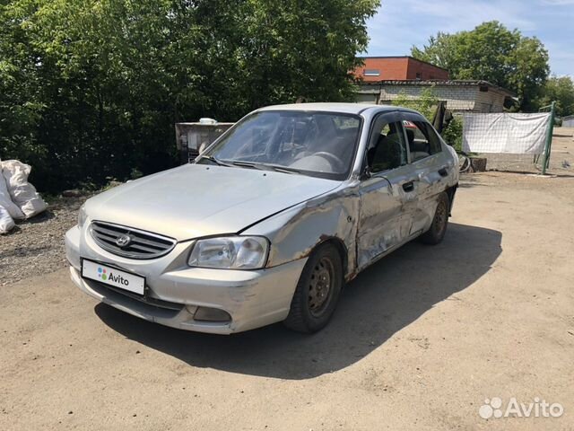 Hyundai Accent 1.5 AT, 2008, битый, 134 271 км