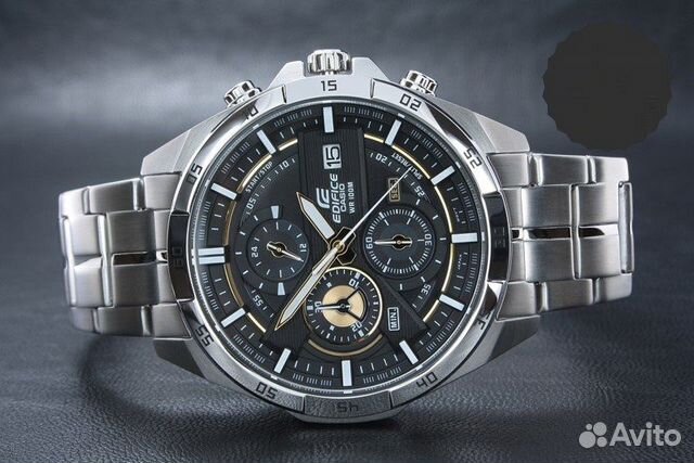 Новые часы edifice casio с хронографом EFR-556D-1A