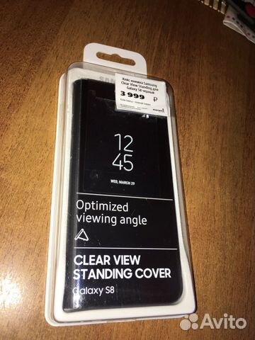 Чехол SAMSUNG Clear View Standing для Galaxy S8