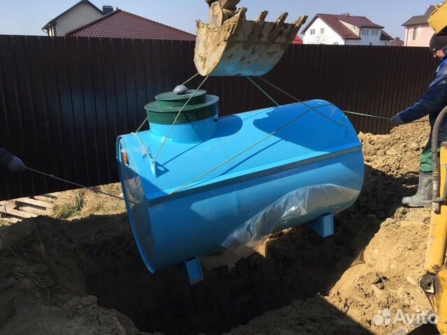 Монтаж станции биологической очистки самотечной в Калининграде | Услуги ...