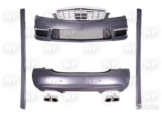 Обвес 63 AMG Mercedes S221