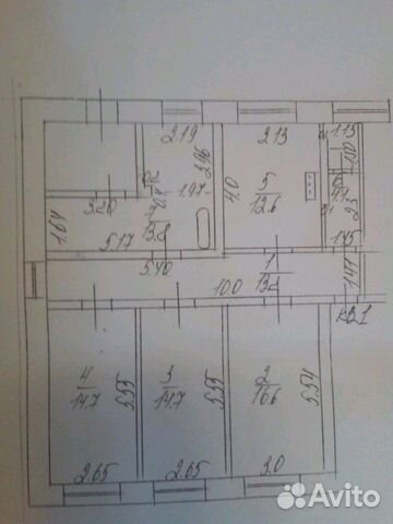 Комната 17 м² в 3-к, 1/2 эт.