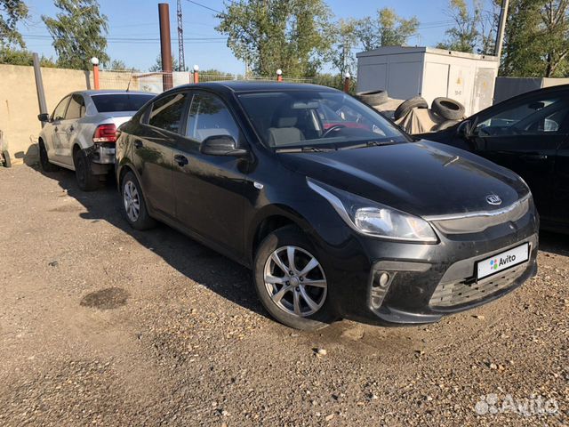 KIA Rio 1.6 AT, 2017, битый, 19 000 км