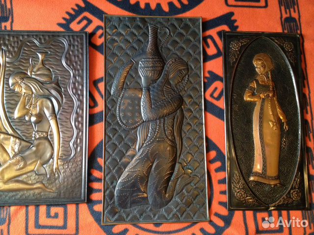 Картины чеканка СССР