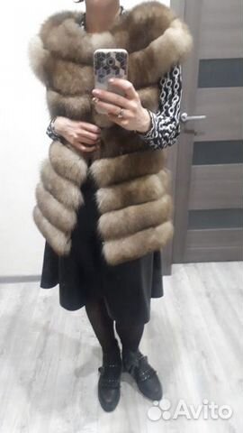 Меховой жилет из песца Меховой жилет из песца
