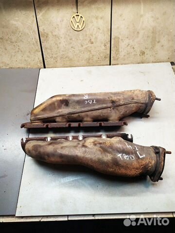 Выпускной коллектор VW touareg 4.2 BAR