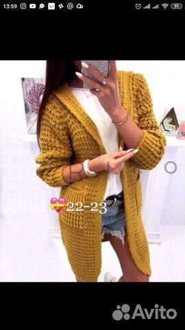 Новый кардиган с капюшоном Новый кардиган с капюшоном