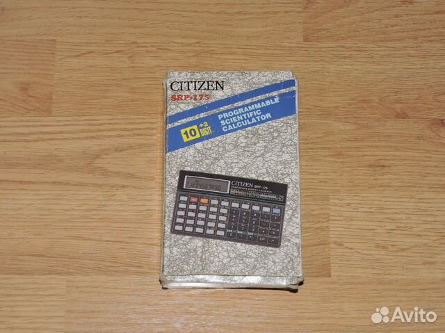 Инженерный калькулятор citizen SRP-175