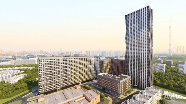 1-к квартира, 53.6 м², 19/20 эт. 1-к квартира, 53.6 м², 19/20 эт.