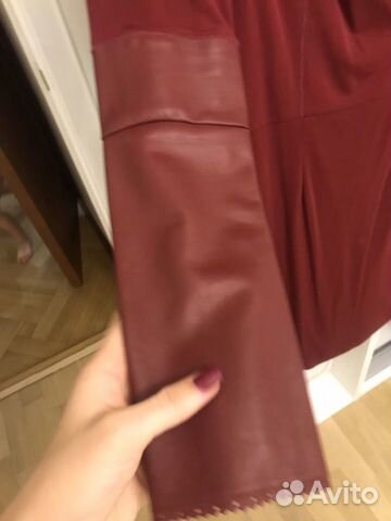 Платье richmond с натуральной кожей