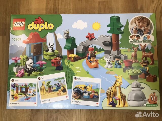 Конструктор lego duplo Town Животные мира 10907 Конструктор lego duplo Town Животные мира 10907
