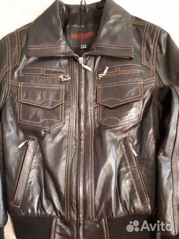 Кожаная куртка новая рост 143-140. Натур.кожа Кожаная куртка новая рост 143-140. Натур.кожа