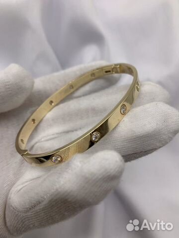 Золотой Браслет с Бриллиантами