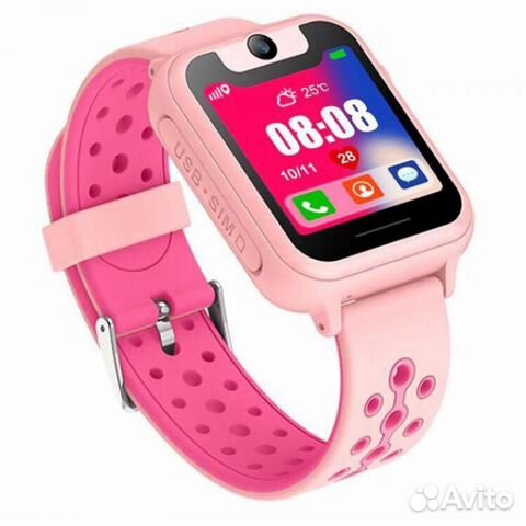 Часы smart watch S6 (розовый)