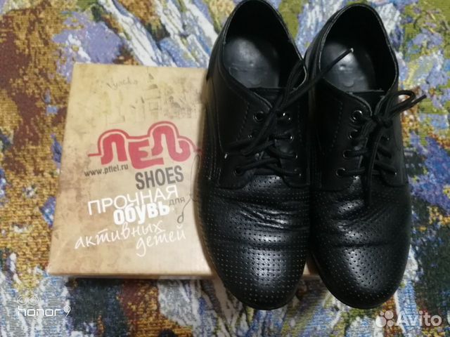 Кожаные туфли 35р на мальчика