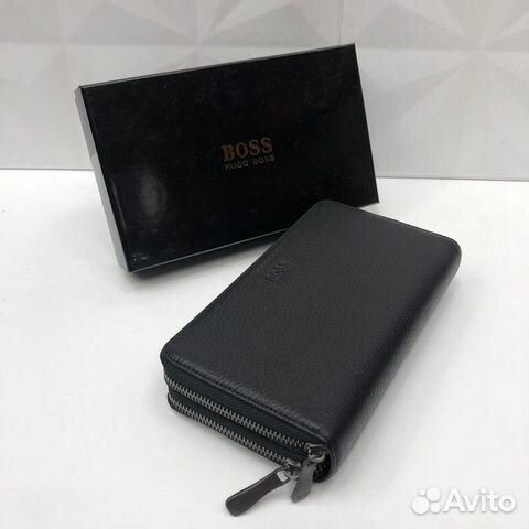 Новый мужской клатч портмоне кожаный Hugo Boss Новый мужской клатч портмоне кожаный Hugo Boss