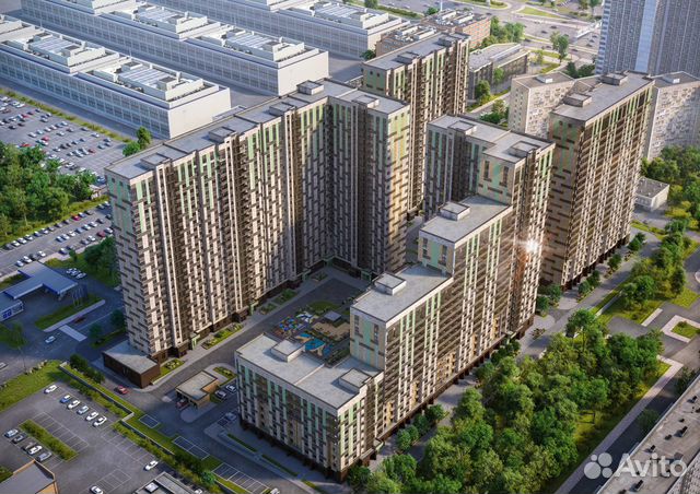 1-к квартира, 34 м², 2/22 эт.