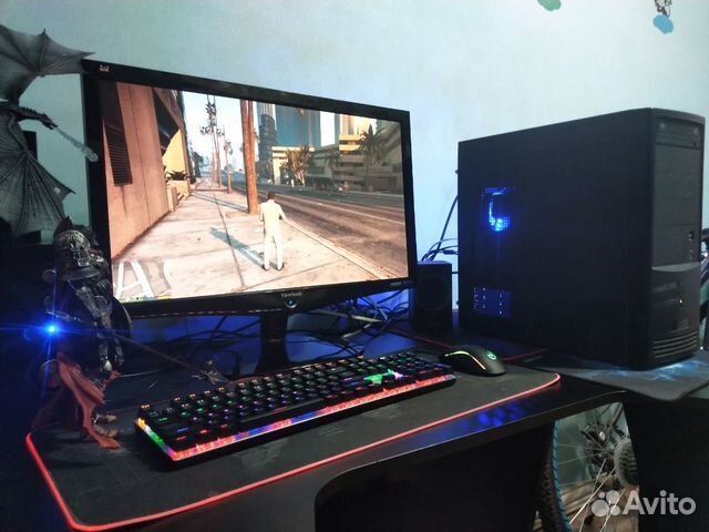 Игровой пк. 4 ядра, RX 560 4гб, 8гб ddr3