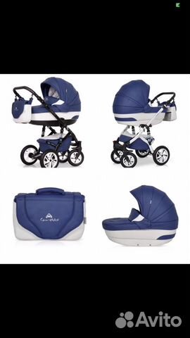 Детская коляска Caretto Riviera Vintage S F 3 в 1