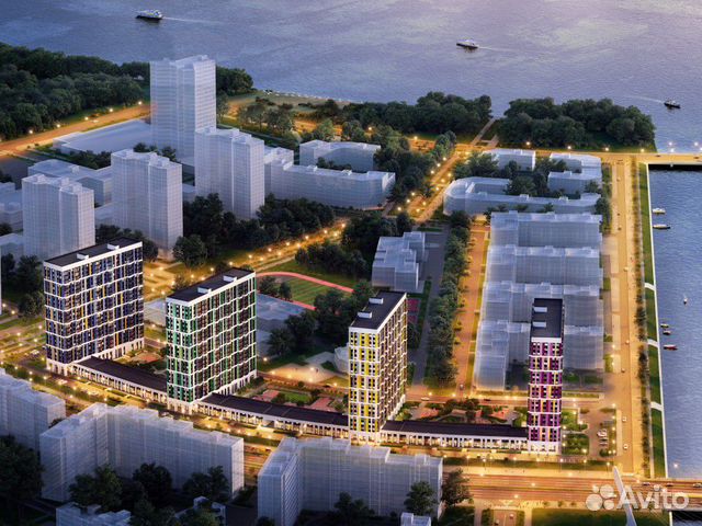 1-к квартира, 43.6 м², 18/22 эт. 1-к квартира, 43.6 м², 18/22 эт.