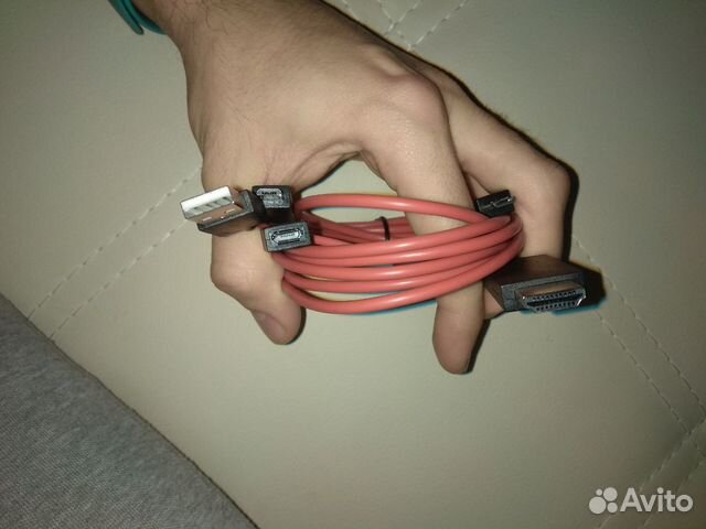 Переходник с micro usb 5 pin 11 pin (mhl) на hdmi