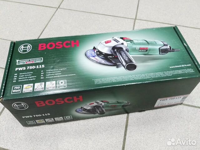 Ушм Bosch PWS 750-115 (новая)