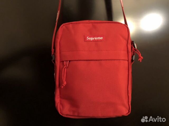 supreme ss18 red shoulder bag