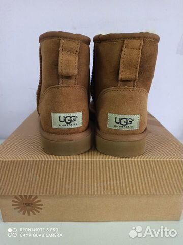 UGG Australia Угги мини рыжие замш UGG Australia Угги мини рыжие замш