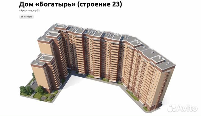 2-к квартира, 64.6 м², 16/16 эт.